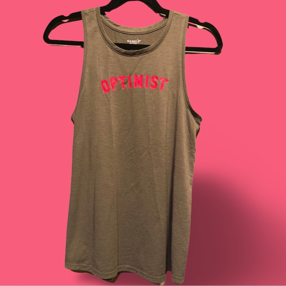 Old Navy Sm *Go Dry* Optimist Olive Green muscle tank